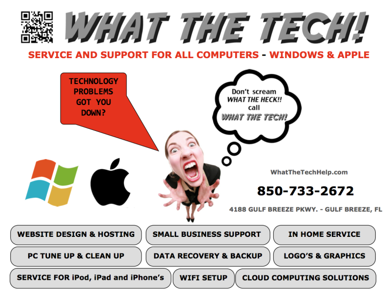 Technology Problems got you down? Call What The Tech!